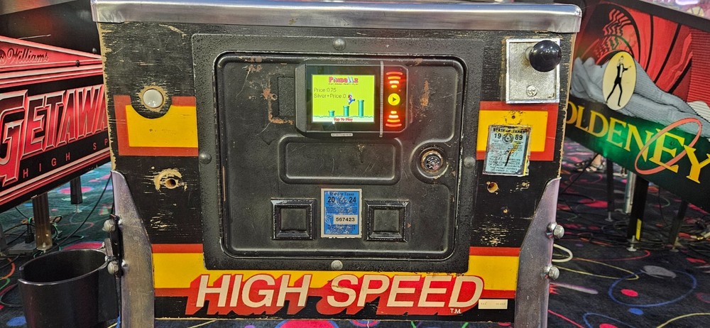 HIGH SPEED Pinball Machine - Williams 1986 - 2472