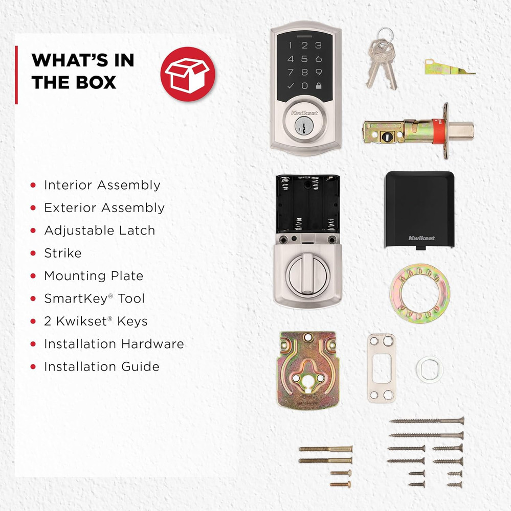 Smartcode 270 Keyless Entry Electronic Touchpad Deadbolt Door Lock with Auto-Loc