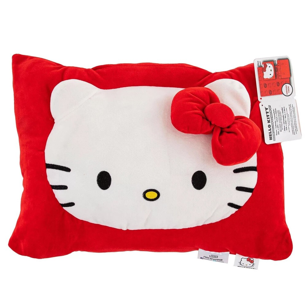 Sanrio Hello Kitty 2-Piece "Hello Red" Pillow Pocket Throw Set
