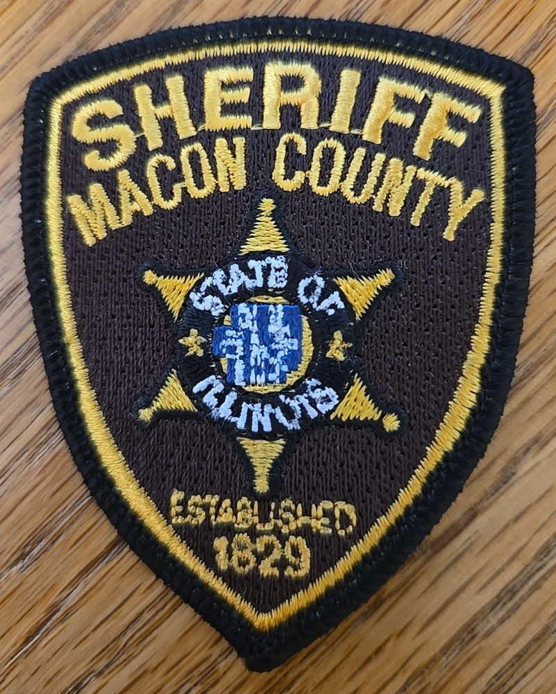 MACON COUNTY ILLINOIS small SHERIFF POLICE PATCH