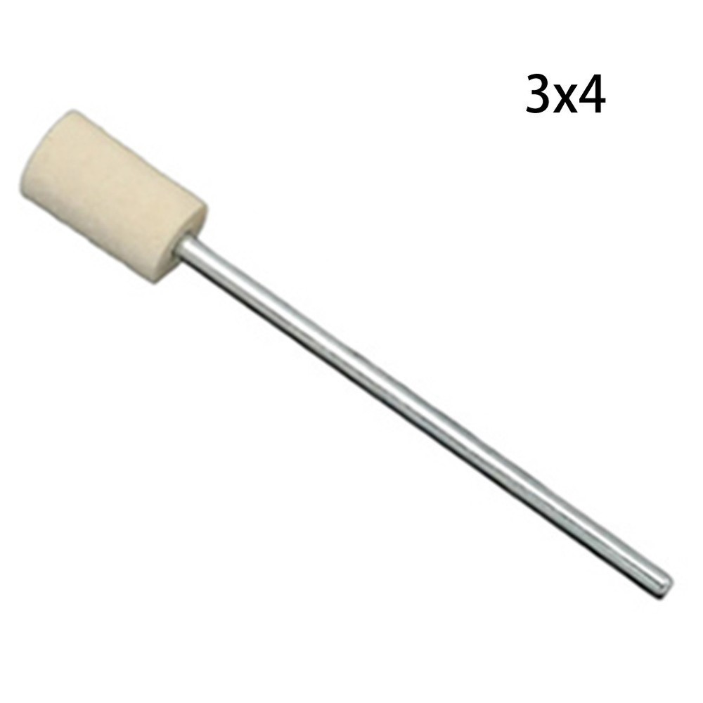 7pcs Wool Grinding Wheel Kit with 65mm Handle for Effective Rotary Tool Use