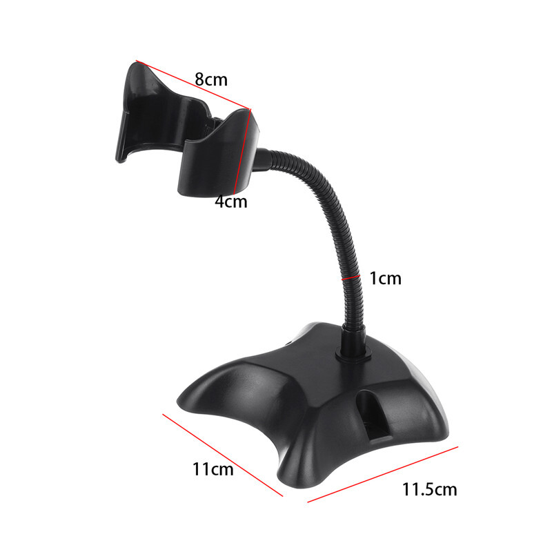 Black Adjustable Laser Barcode Scanner Stand Holder Bar Code Scan Reader Bracket