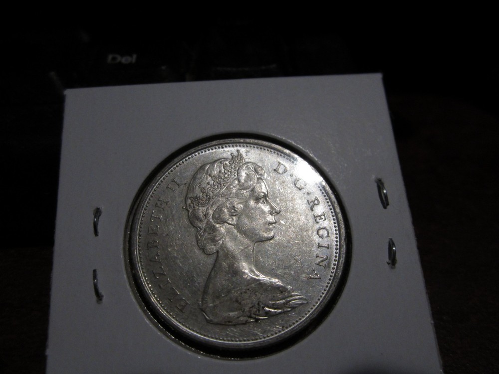1966 - Canada silver half dollar - Canadian 50 cent