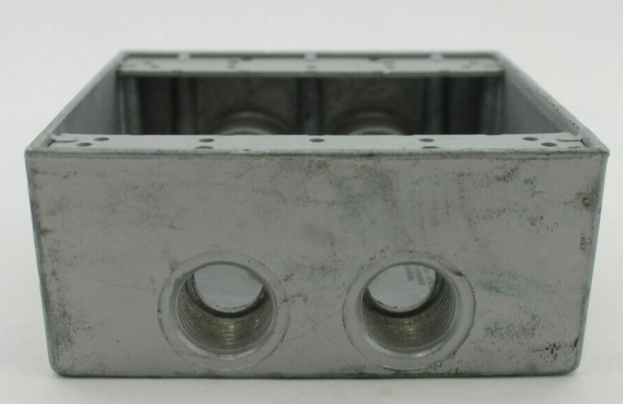 Bell 122-224 2-Gang Outlet Box