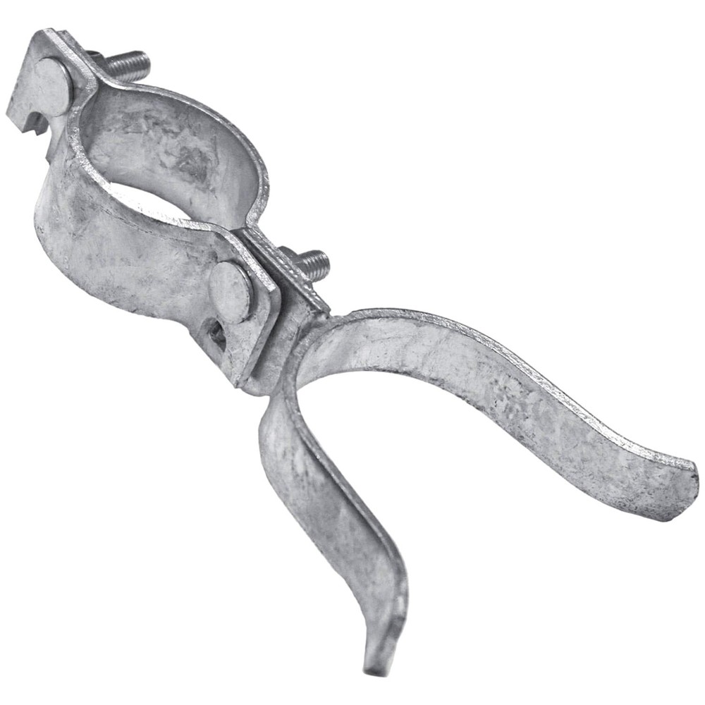 Rust-Resistant Chain Link Gate Fork Latch - Padlock Hole