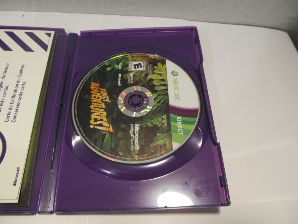 Microsoft Brand XBox 360 KINECT Adventures game