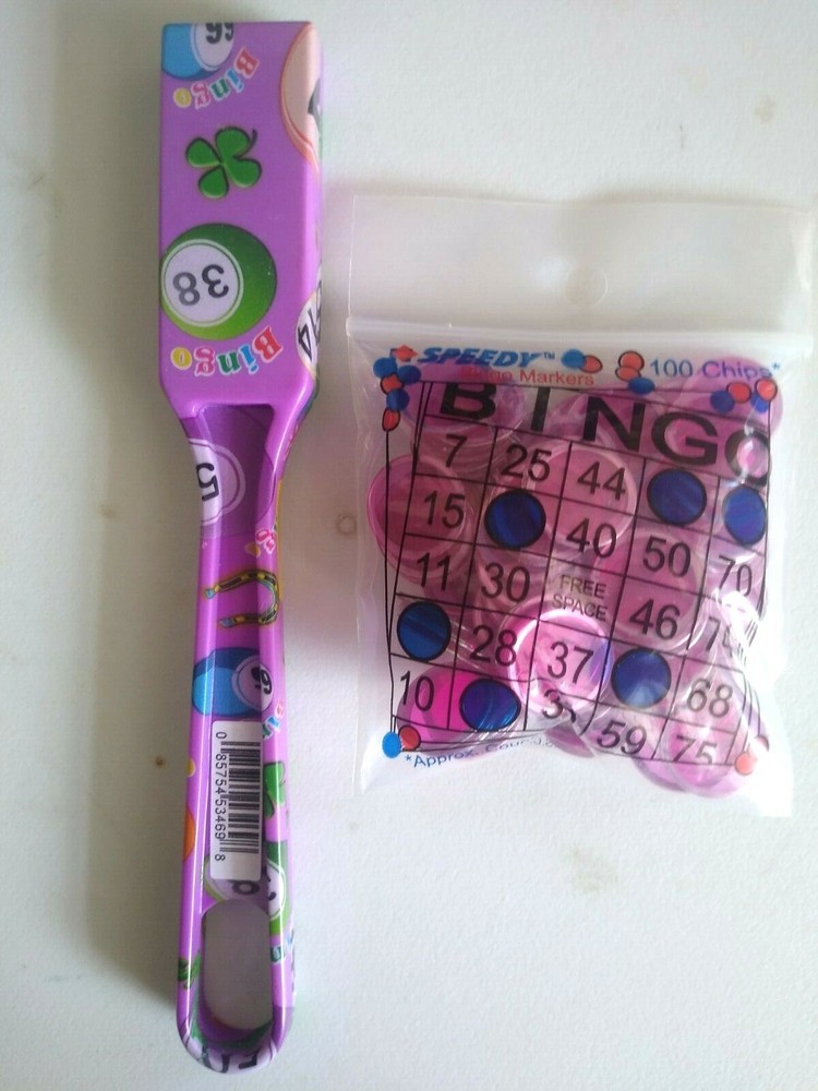 Bingo Designer Magnetic Wands Chips Sets Assorted Colors