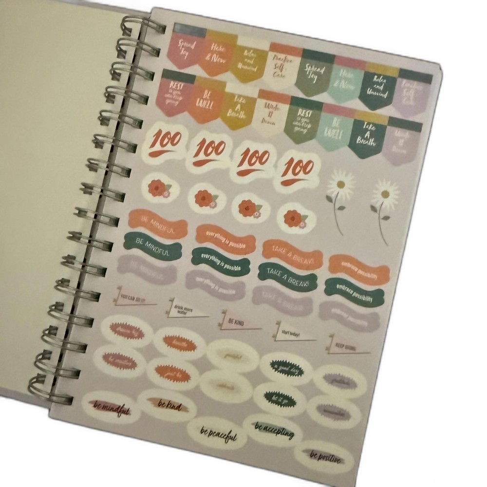 Pembrook Mindfulness Journal with Stickers NEW