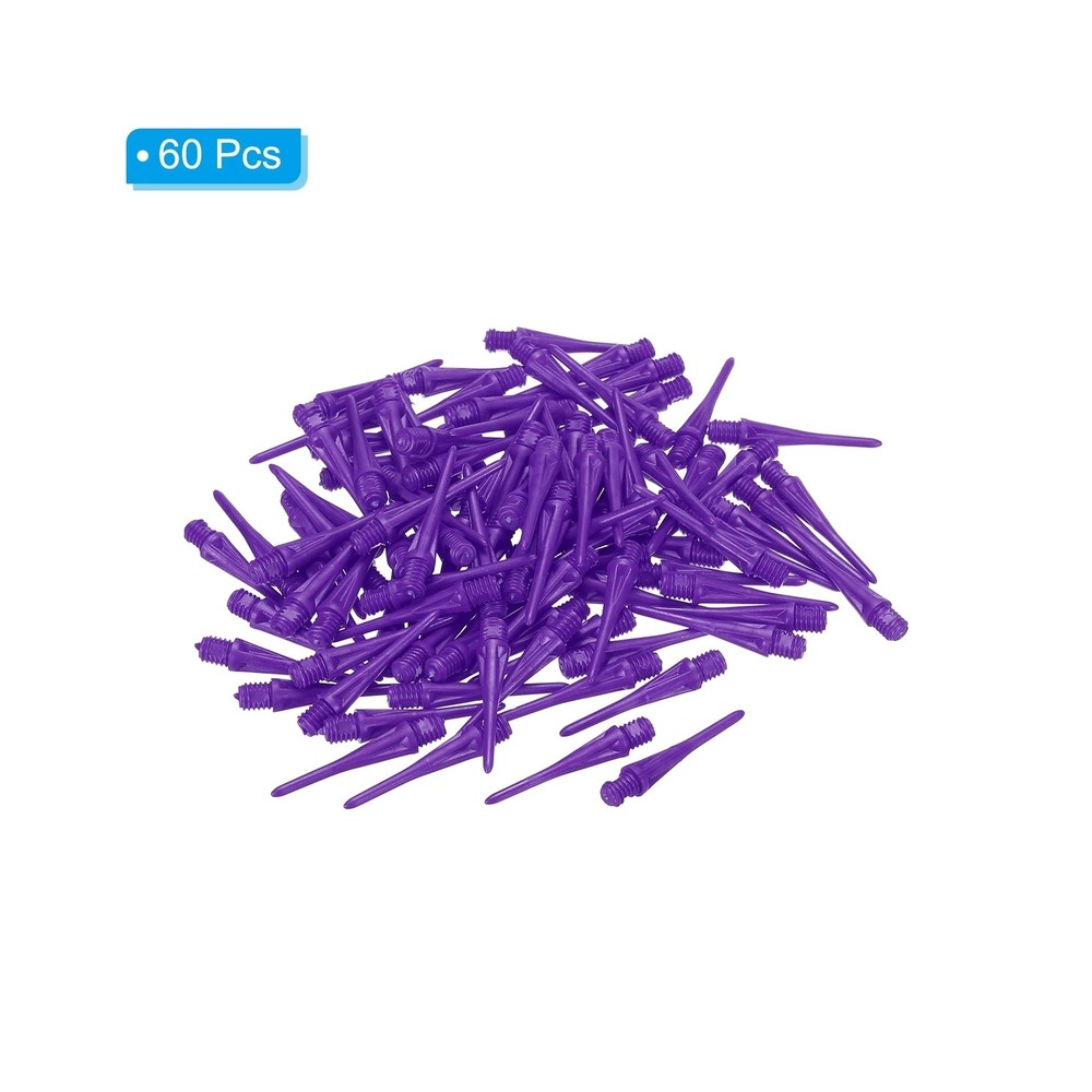 PATIKIL Plastic Dart Tips 2BA Thread Soft Dart Tips Replacement Plastic Tip S...
