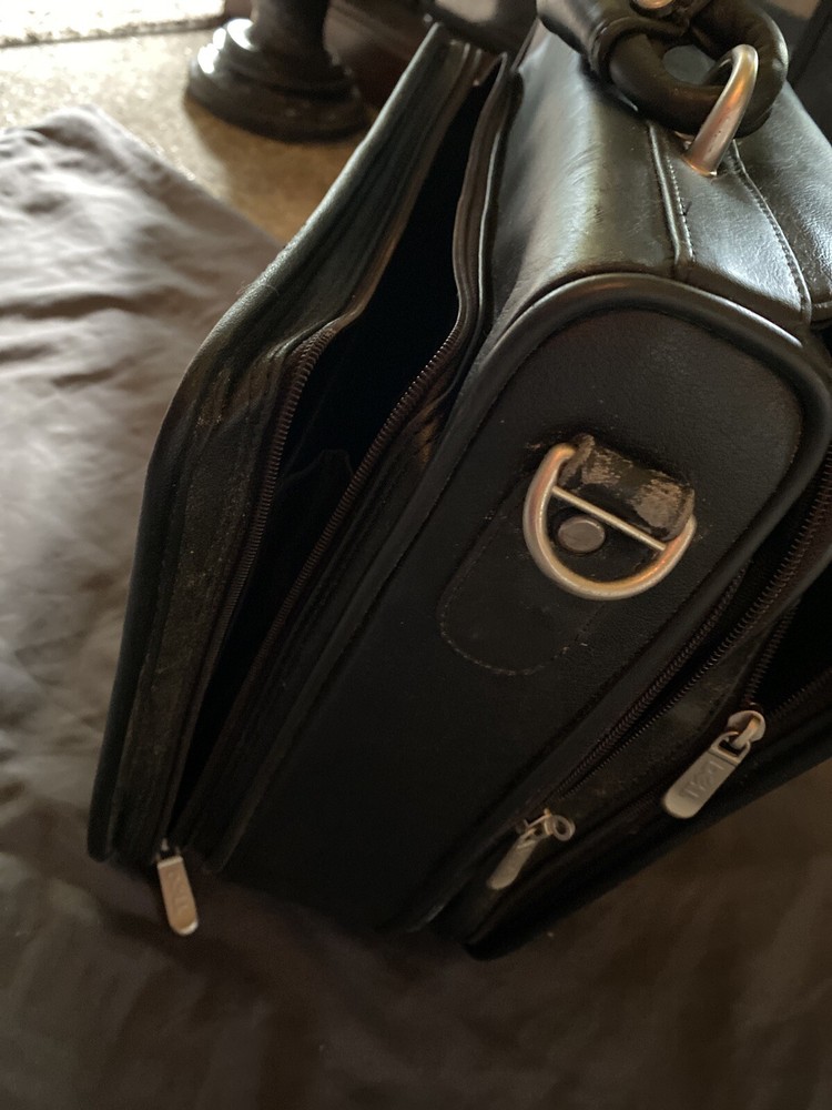 Dell Leather Laptop/briefcase W Shoulder Strap