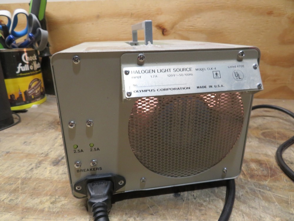 Olympus CLK-4 Halogen Light Source TESTED ( NO ACCESSORIES )