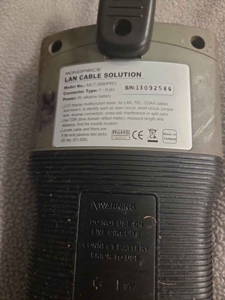 Monoprice Met-2690 Pro Multifunction Tester￼