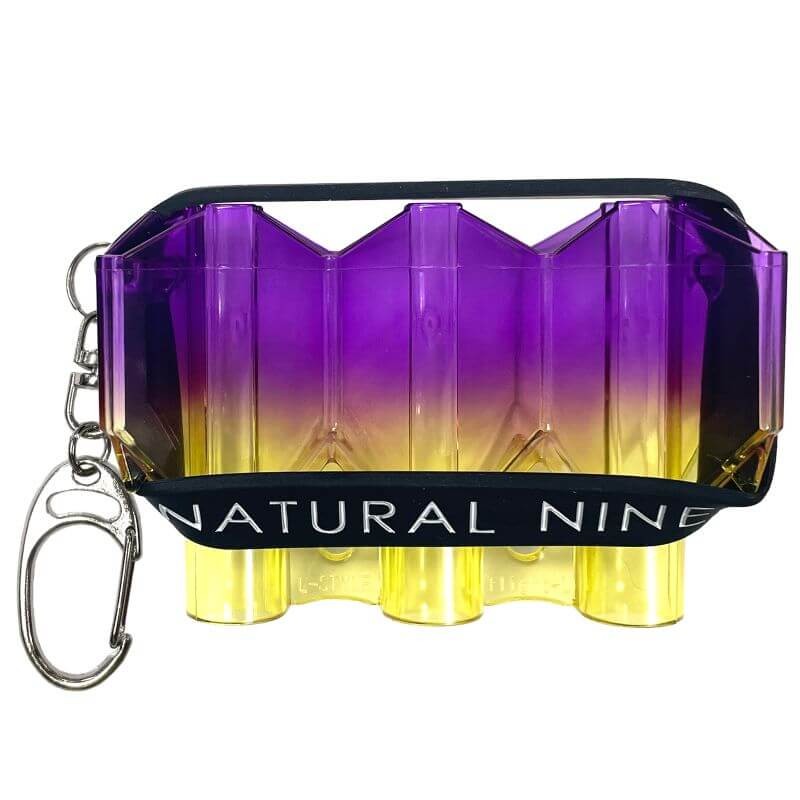 Natural Nine Crystal Twin Color Viola Flight Case