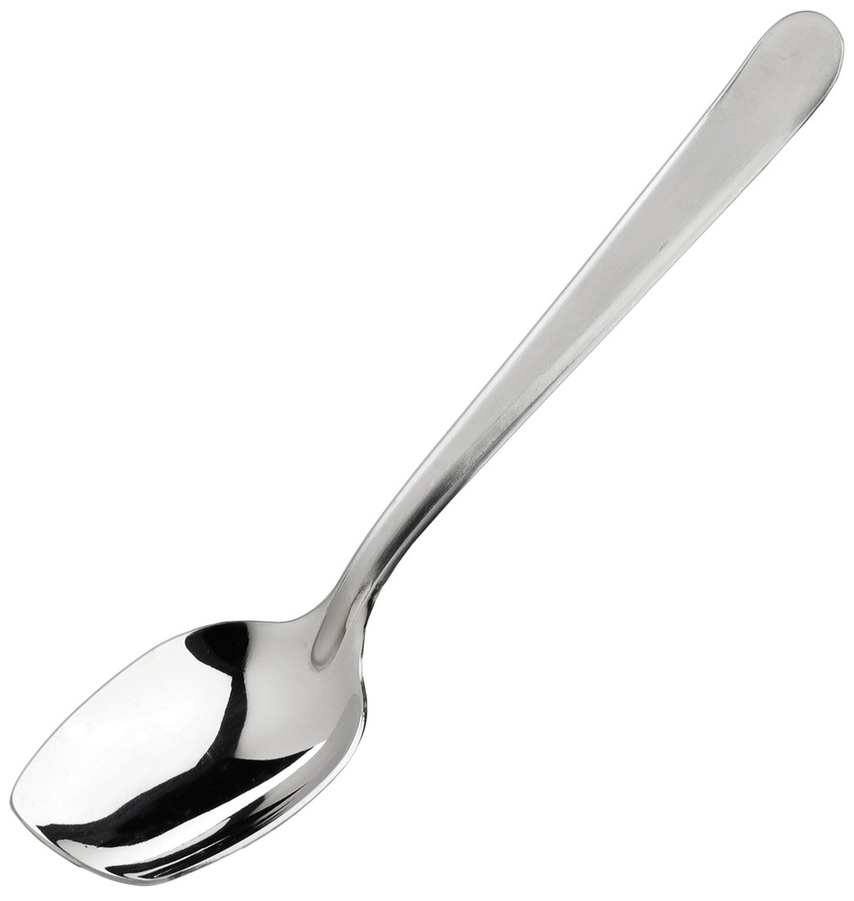 8" Slanted Plating Spoon, Solid (6 Each)
