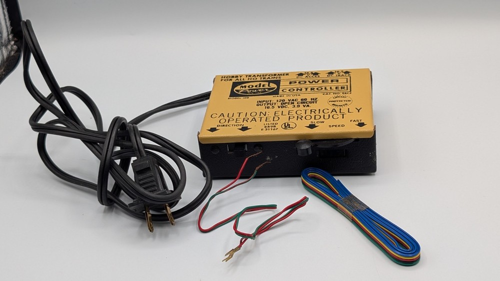 Model Power 100 Vintage 1977 Ho Scale Train Controller F/SH - Untested