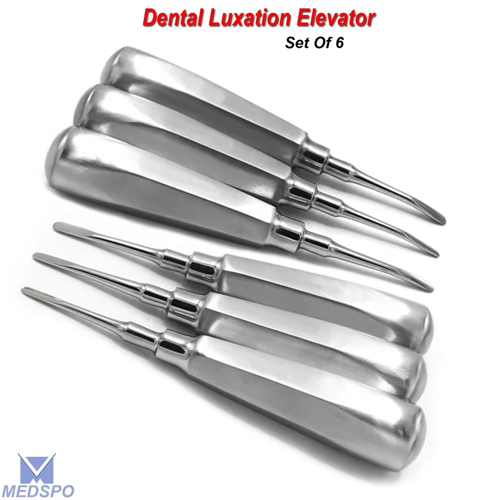 Surgical Tooth Loosening Root Luxation Elevators Root Extracting Instruments Kit