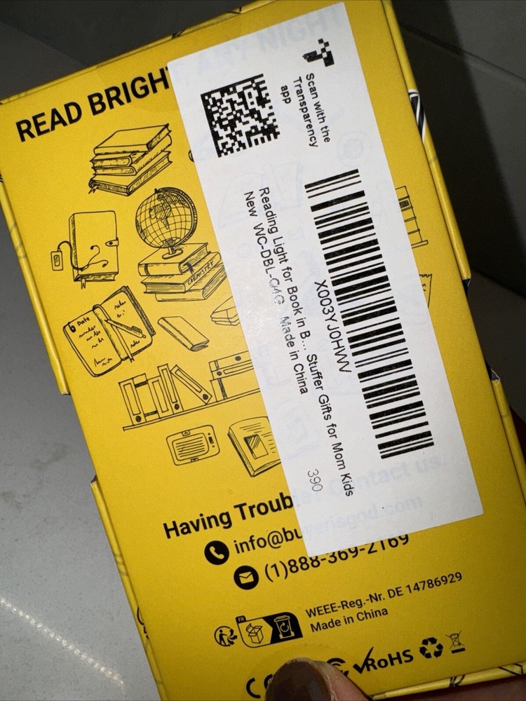 Reading Light For Book In Bed New In Box
