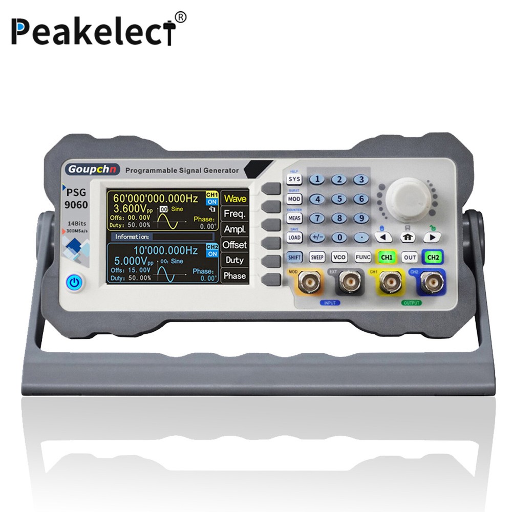 Programmable Signal Generator Dual Channel Arbitrary Waveform Frequency 60/80MHz