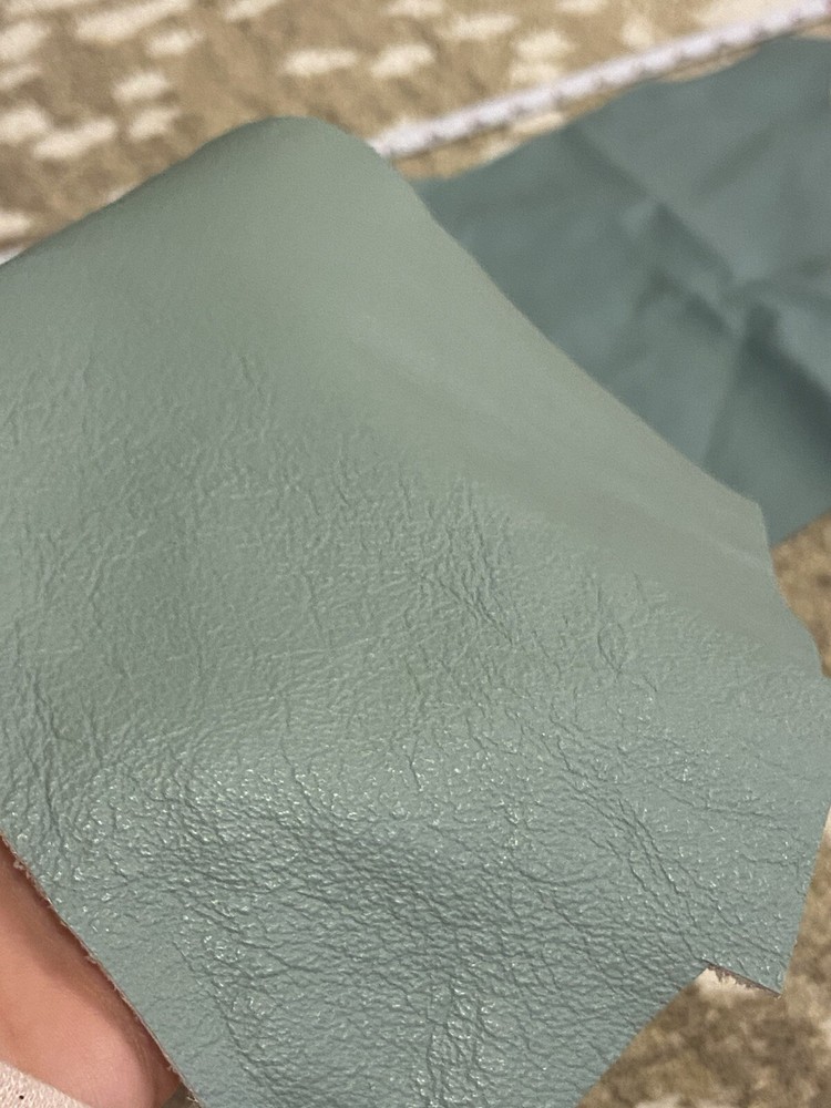 Genuine Light Blue Crafting Leather