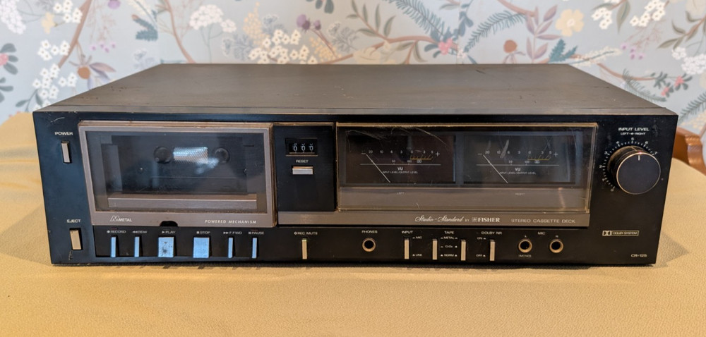 Fisher Studio-Standard CR-125 Stereo Cassette Deck - Read Desc.