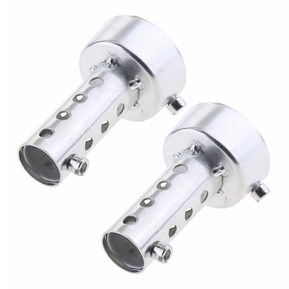 48mm Motorcycle Exhaust Pipe Silencer Muffler Insert Baffle DB Killer Silver