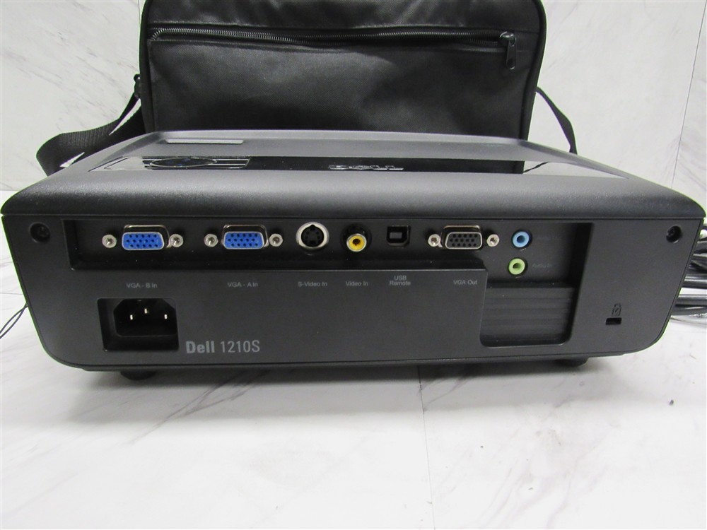 Dell 1210S Projector 343 Hours on Lamp Tested & Working - Includes Bag!