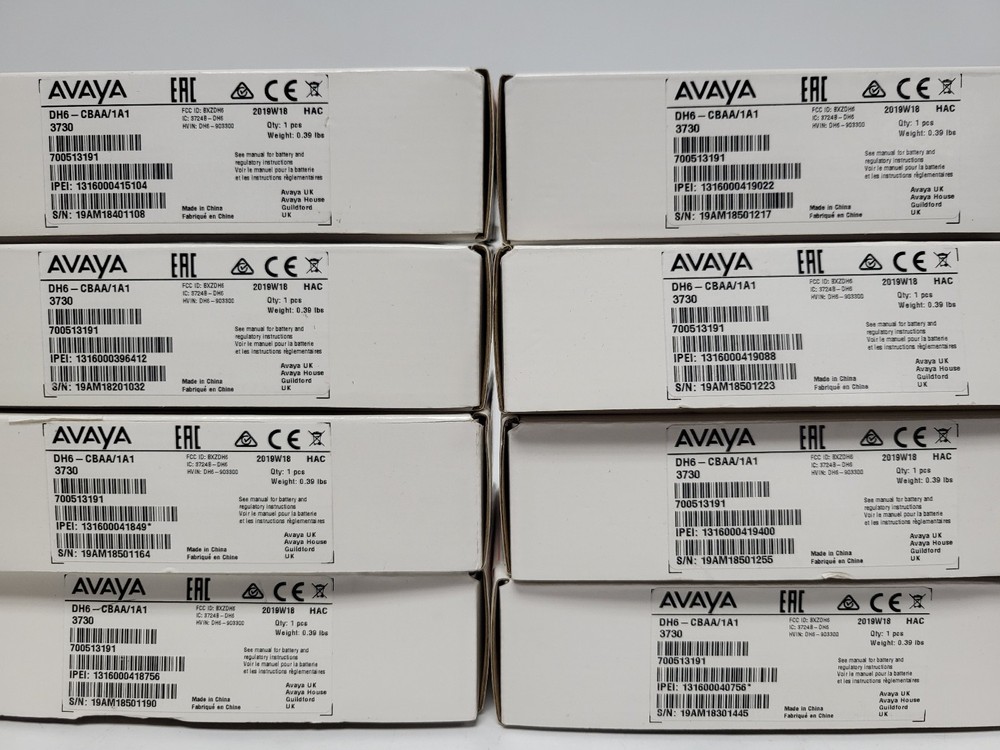 Avaya DECT 3730 Handset DH6-CBAA/1A1
