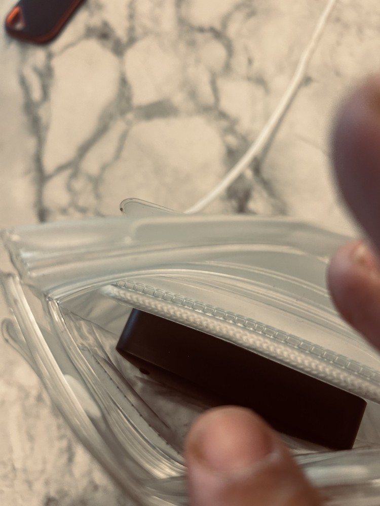 clear waterproof pouch / dry bag with neck strap