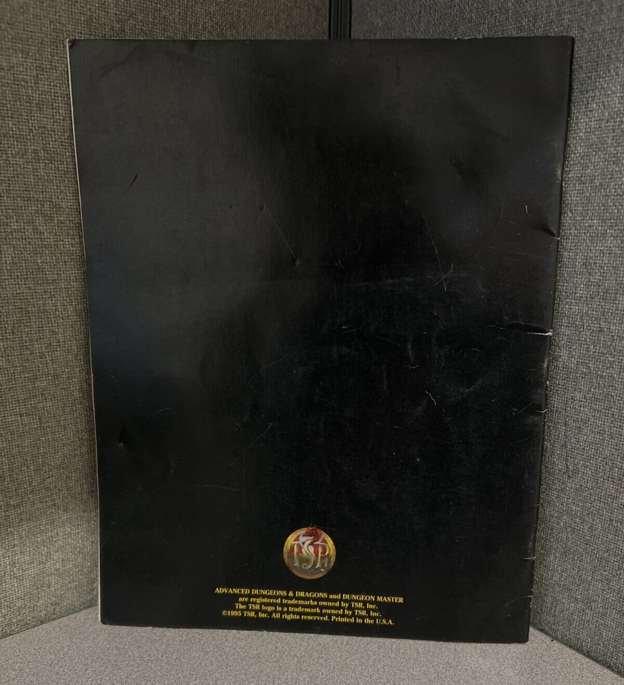 Advanced Dungeons & Dragons 9504 Dungeon Master Screen & Master Index 1995 TSR