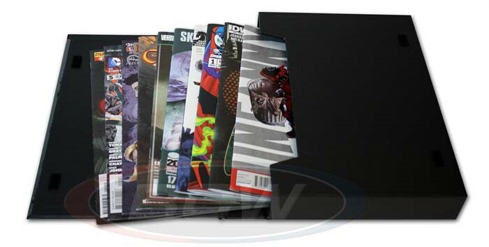 BCW Comic Book Storage Folio Case Folder Drop Back Box Hold 15 Bagged 20 Loose