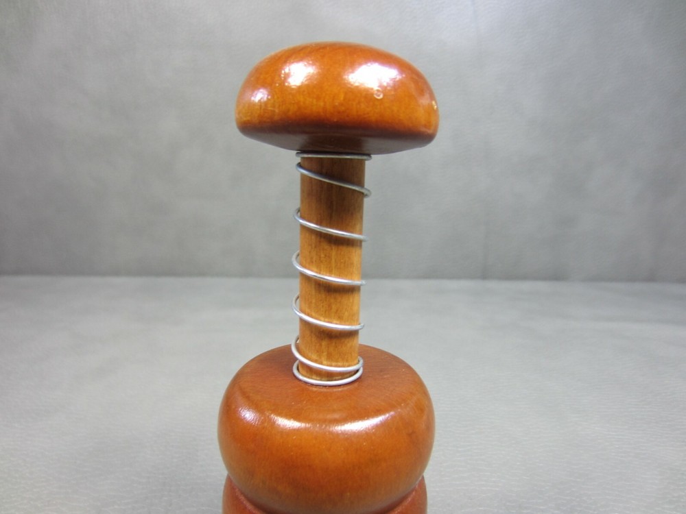 Victorian Wooden Spring Loaded Nut Cracker