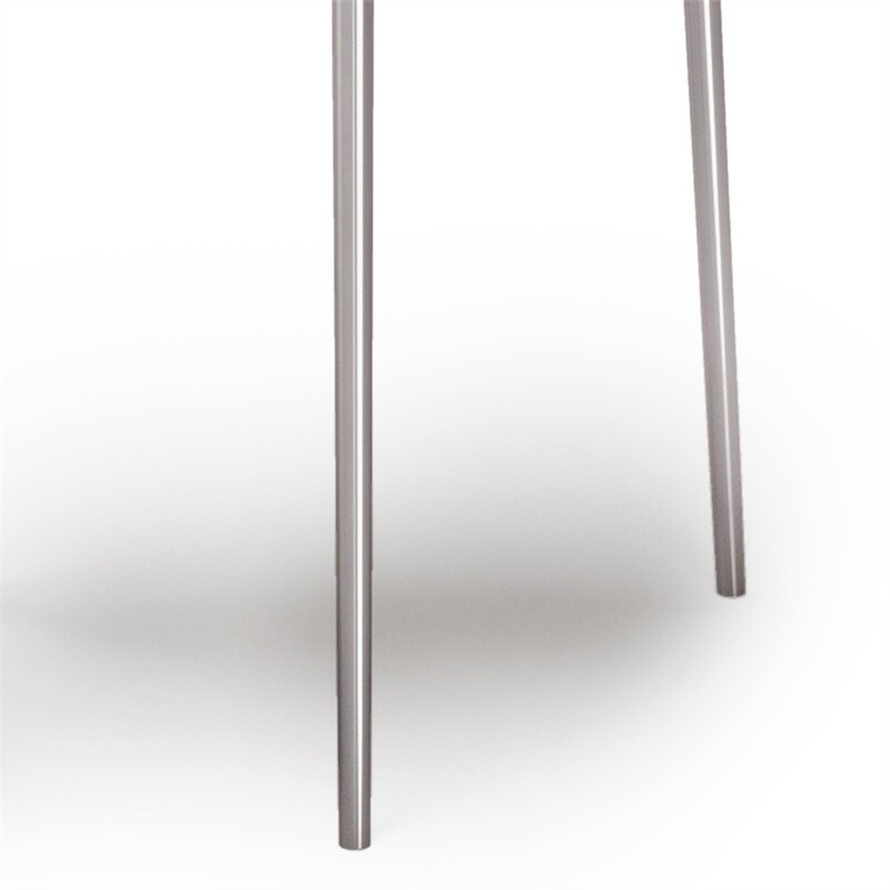 Shelton 2 Pc Metal Nesting Table in Nickel