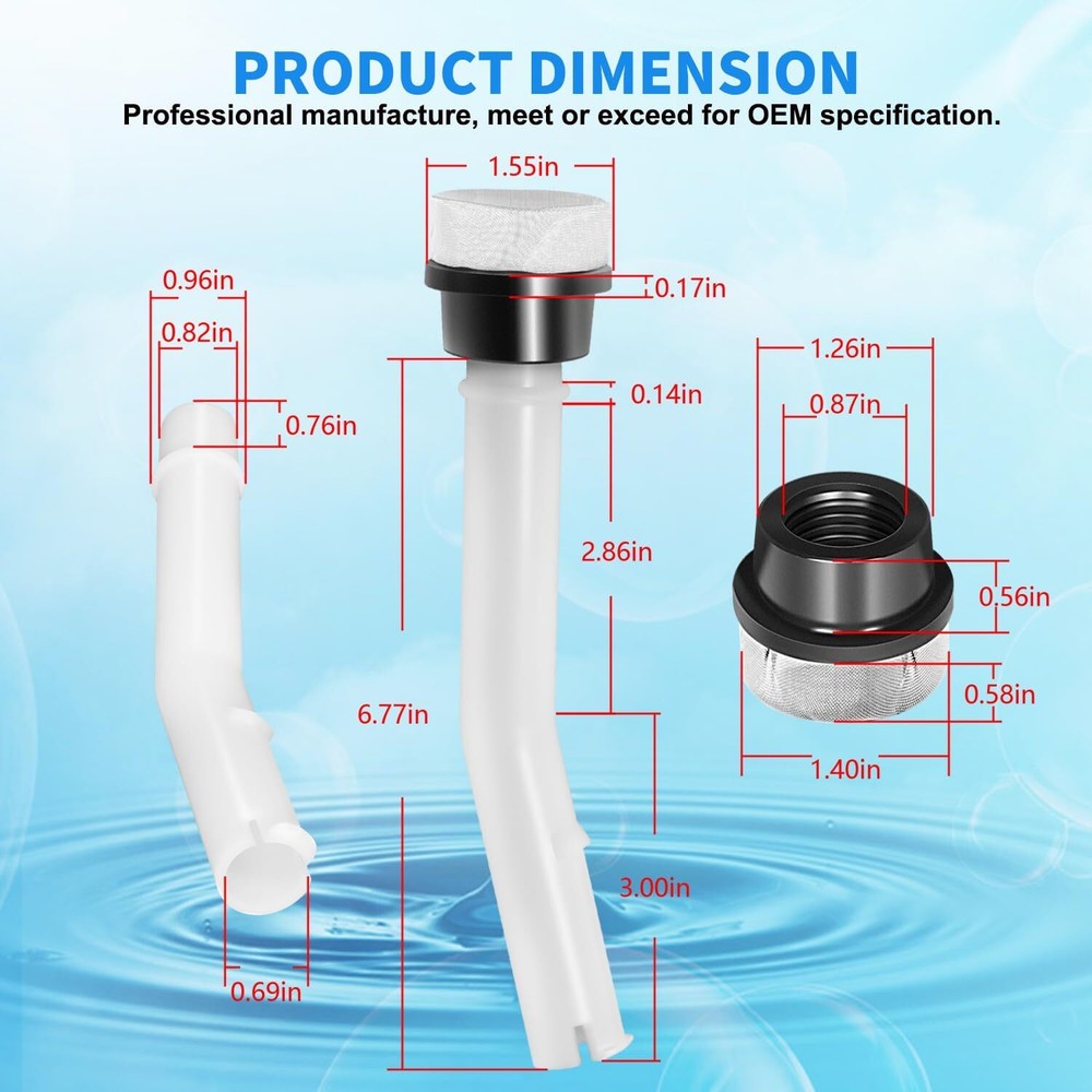 Internal Air Bleed Assembly 190092 for FNS Plus Pool and Spa D.E. Filter