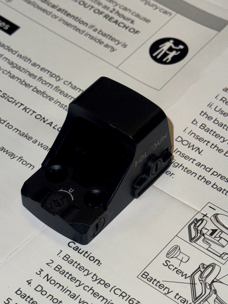 HOLOSUN HE407K-GR X2 Green Dot Reflex Sight