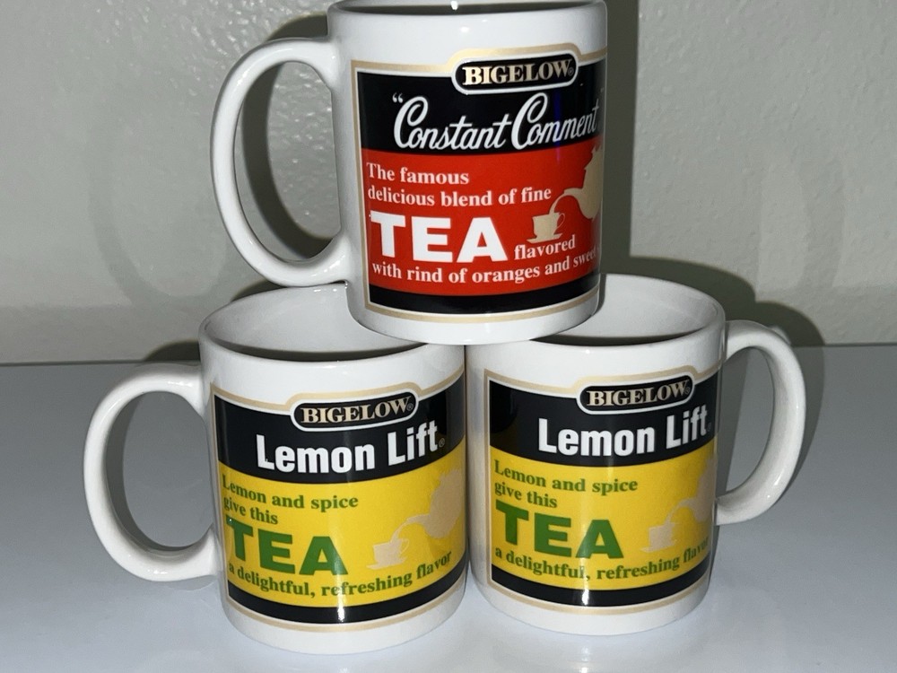 Bigelow Lemon and Constant Comment Tea Mug 13oz