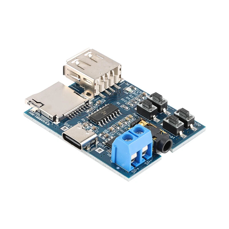 TF Card U Disk MP3 Decoder Board Module Audio Amplifier Player