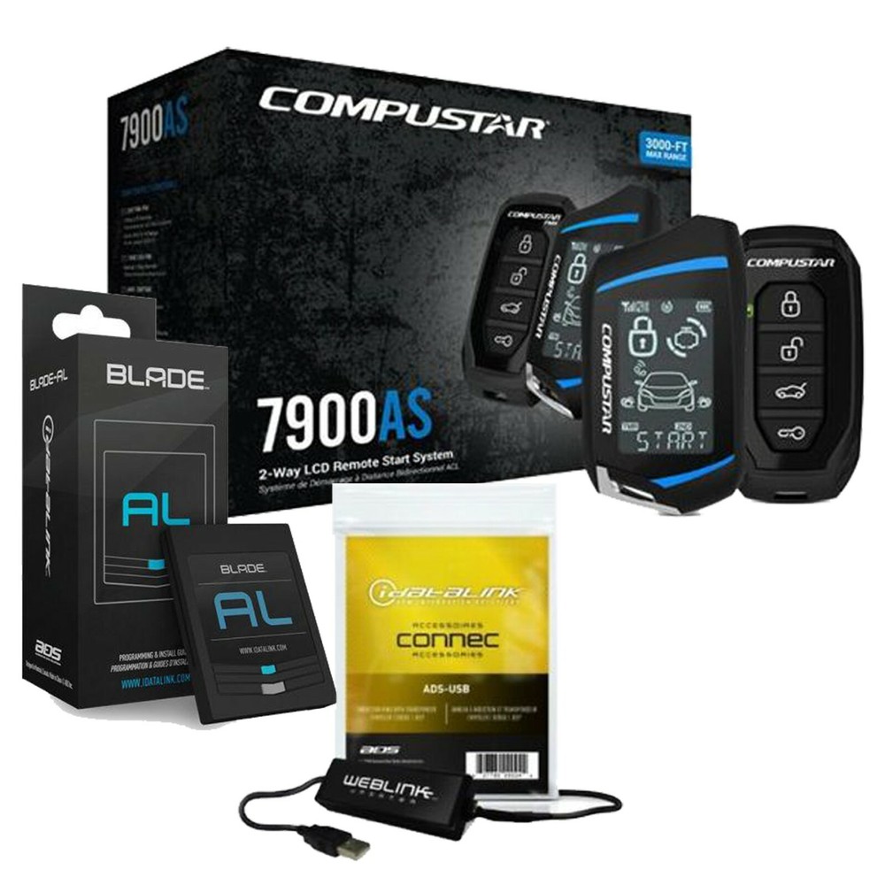 Compustar CS7900AS 2-wayCar Remote Start & Alarm w/ integration & USB Interface 