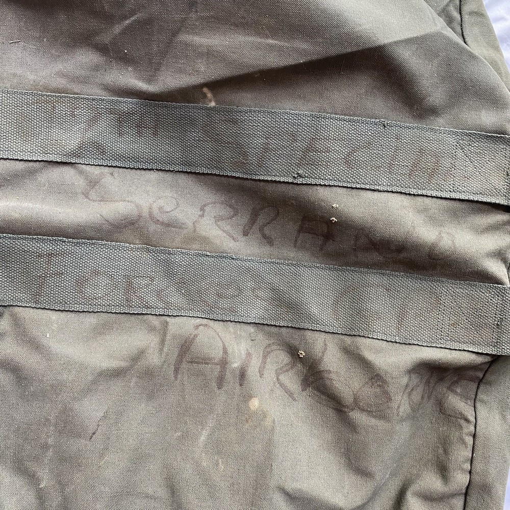 Vietnam War Aviator Kit Bag Named 12th Special Forces Group