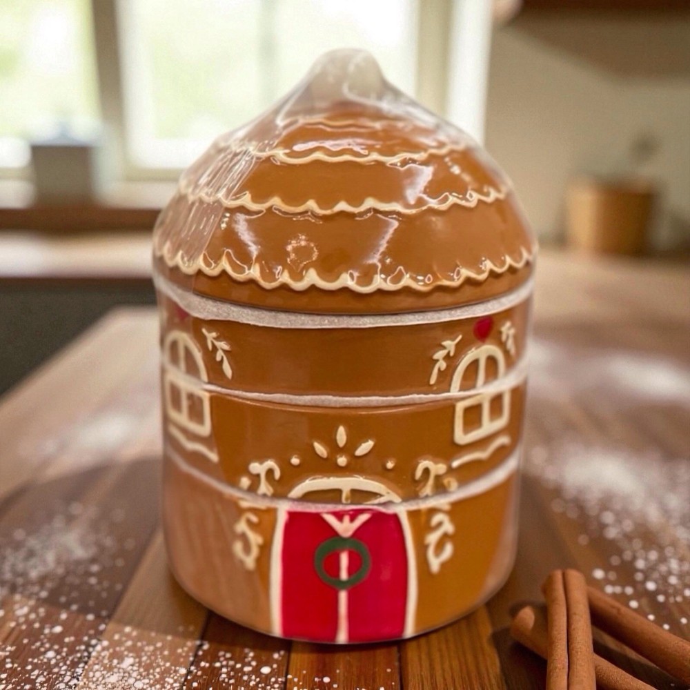 Target Gingerbread House Measuring Cups Christmas Ceramic Stacking Baking Decor