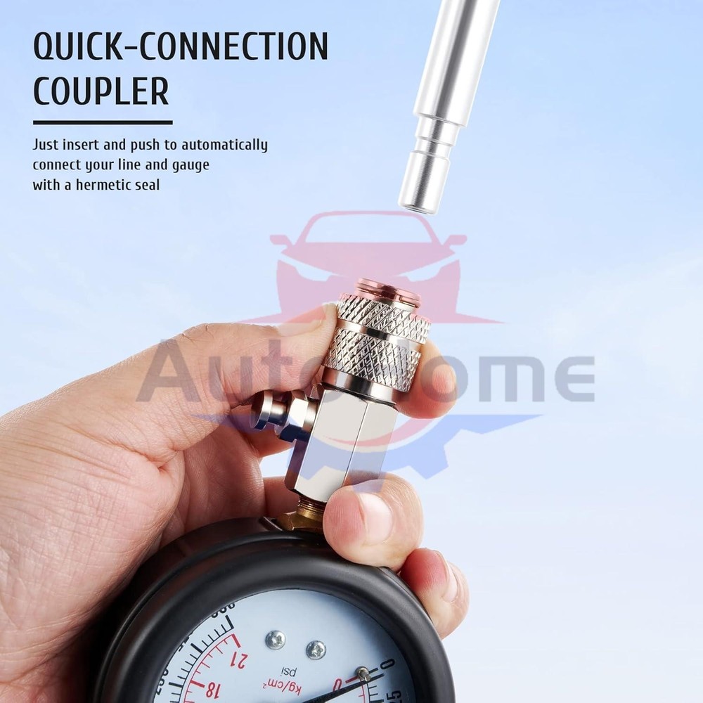 Petrol Engine Cylinder Compression Tester Kit for Automotive Motorcycle Tool Kit