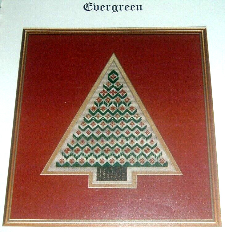 Evergreen Xmas Tree by Tomlinson & Morrow Needlepoint Pattern Chart Graph Book