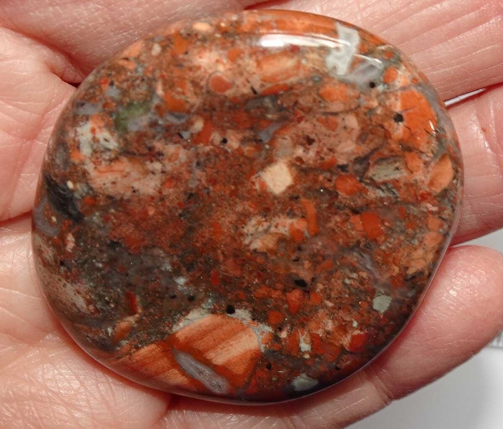 Red Jasper Worry Stone sc681c