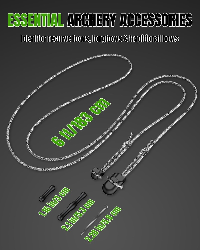 Recurve Bow Stringer Tool, Archery Bow Stringer Tool with Bowstring Finger Guard