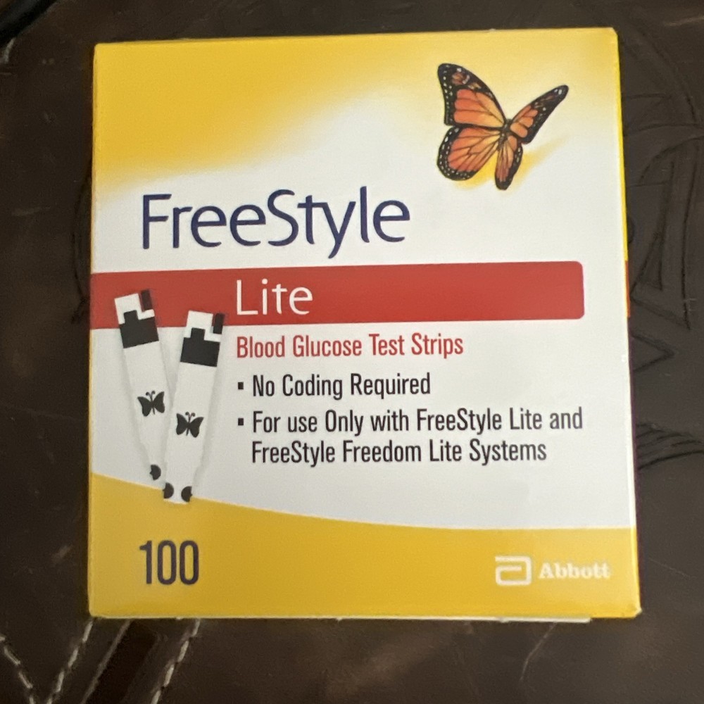 Freestyle Lite Blood Glucose Test Strips - 100 Count