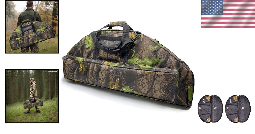 Protective Compound Bow Case with Padded Interior