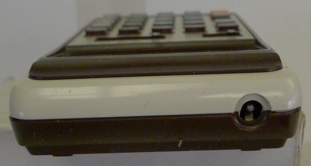Casio AL-8 Electronic Calculator +Case Sleeve & Manual - Vintage -TESTED