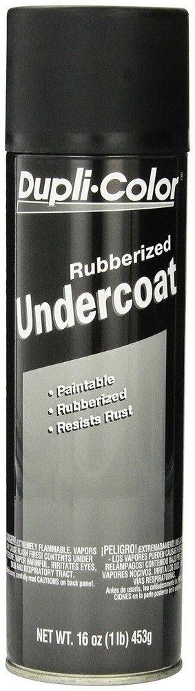 Dupli-Color EUC101A00 Paintable Rubberized Undercoat 16 oz. Black