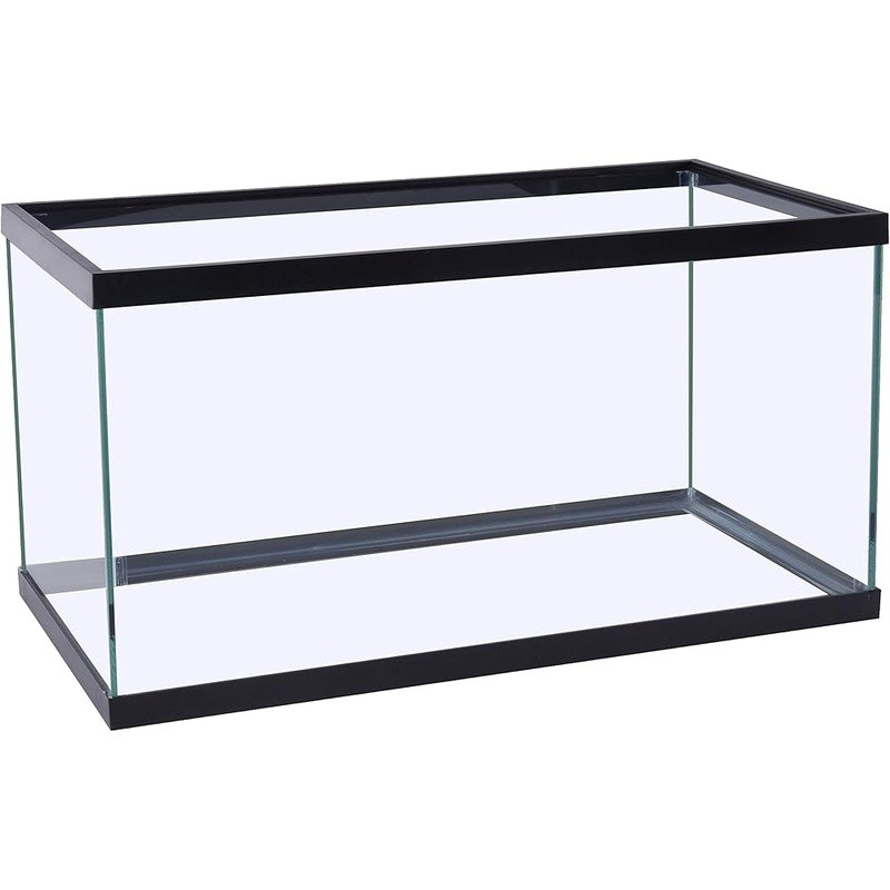 Rectangular Glass Aquarium Tank Freshwater Fish Easy Customization Accessories