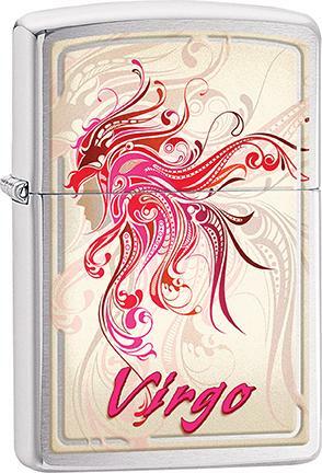 Zippo Windproof Metal Design Fire Lighter - Virgo