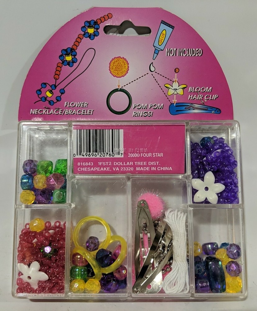 Bead Art Set, 500 Pieces - Sealed!